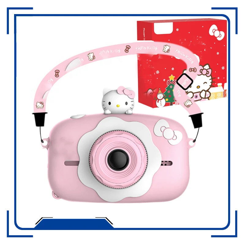 

Anime Cartoon Kawaii Kt Cat Children's Camera Cartoon Digital Camera Spring Outing Travel Toy Children's Camera Birthday Gift