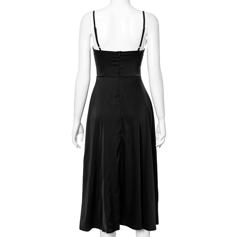 

Bomblook Sexy Party Club Bodycon Dresses For Women's 2021 Summer Clothing Lace Patchwork Hollow Out Backless Dress Female Outfit