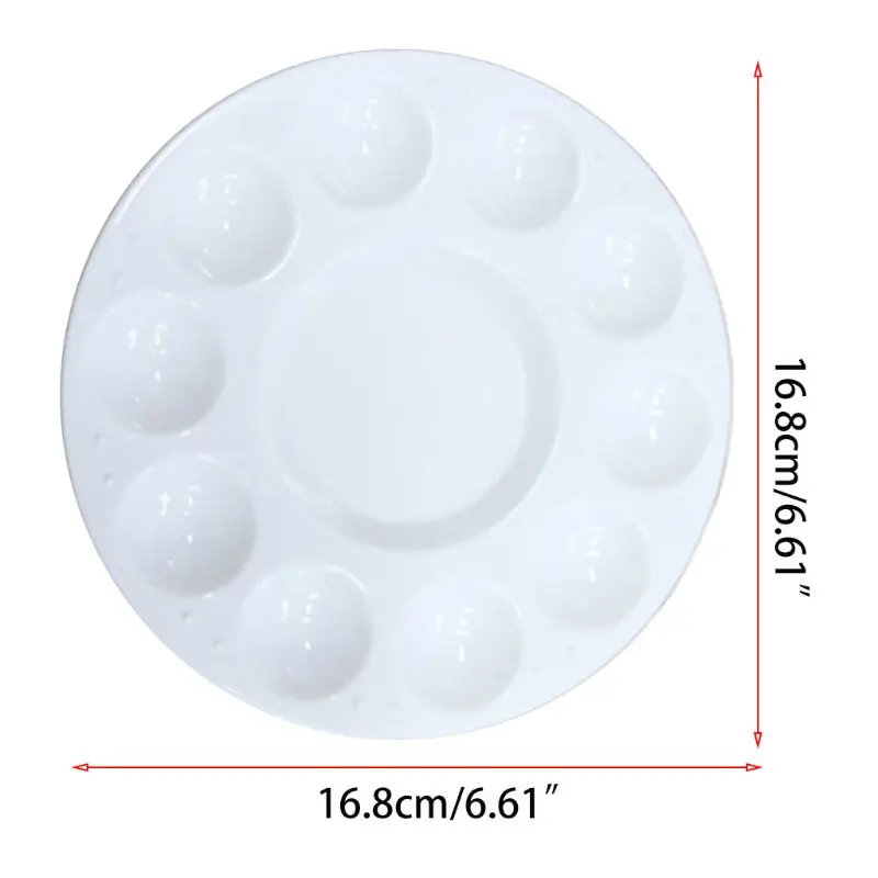 

26pcs/set Artist Paint Brush Nylon Hair Watercolor Acrylic Oil Painting Supplies with Mixing Palette