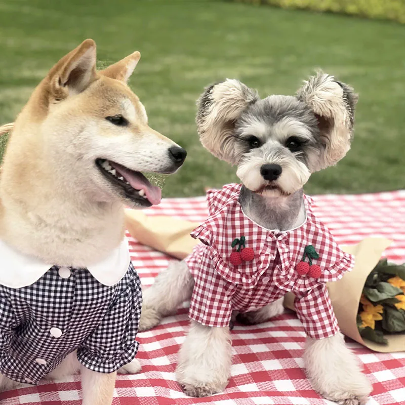 Одежда для собак одежда маленьких летняя рубашка французского бульдога пальто