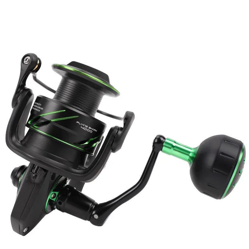 

TSURINOYA Sea Fishing Reel Flying Shark 4000 5000 11+1BB 6.2:1 12Kg Full Metal High Gear Ratio Carp Reel Saltwater Feeder Wheel