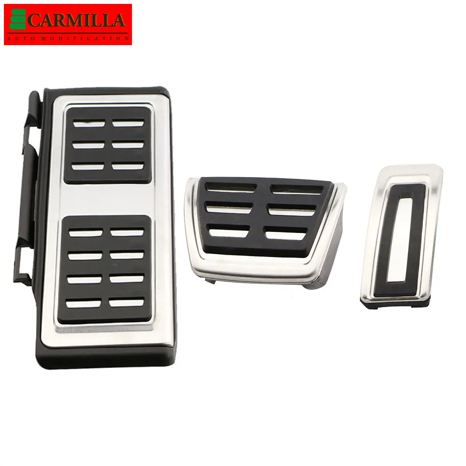 

Carmilla Car Pedals for Audi RS Q3 RSQ3 2020 2021 AT MT Stainless Steel Gas Brake Rest Pedal Pads Protection Cover