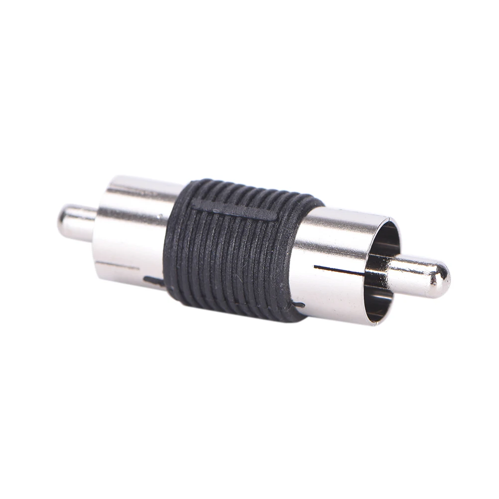 

6 Pcs Straight AV RCA Male To Male Connectors Couplers Adapters Drop Shipping