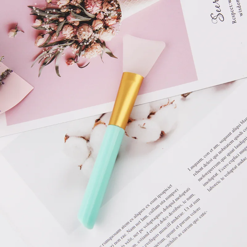 

Facial Mask Brush Beauty Tool Facial Mask Mud Silicone Mask Stick Long Rod Silicone Facial Mask Brush Makeup