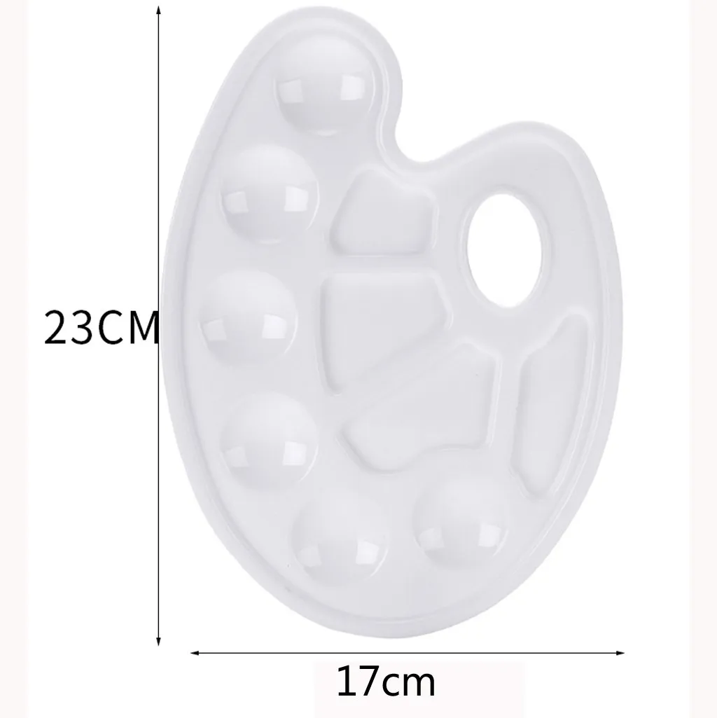 

Acrylic Mixing Paint Draw Nail Art Water-color Plastic Paint tray 1 piece New Acrylic Mixing Paint Draw Nail Art Water-color