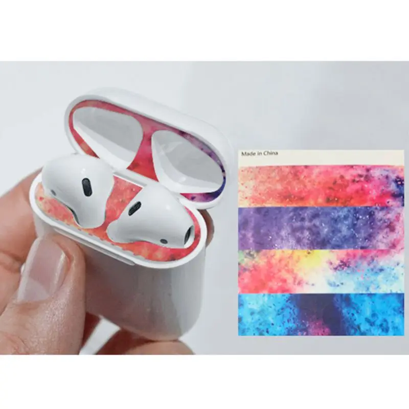 1 шт. Защитная Наклейка для наушников Airpods защита от пыли | Электроника