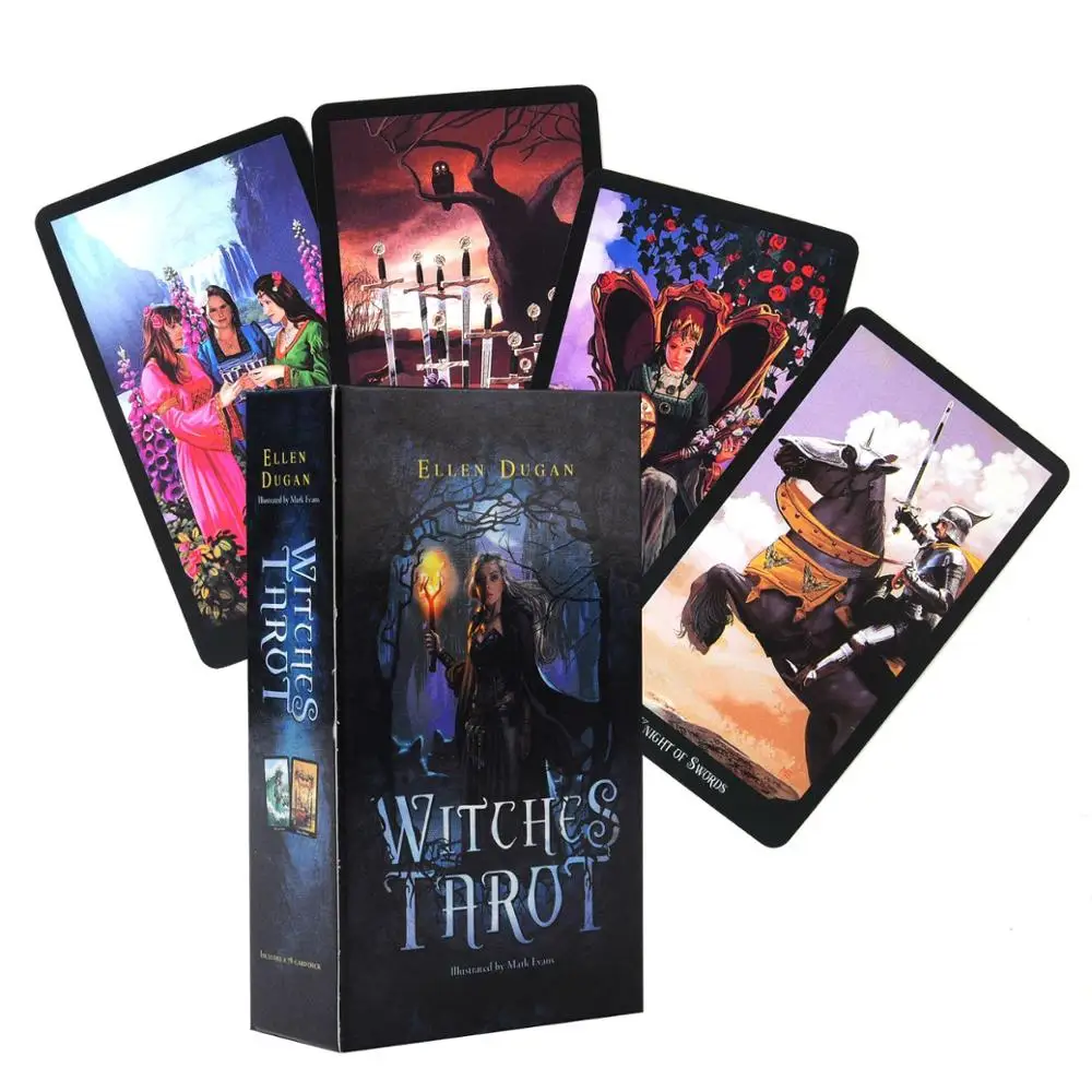 Настольная игра Witch Tarot Deck 78 карт, индикатор судьбы будущего, карточки для прогнозирования, настольная игра, настольная игра