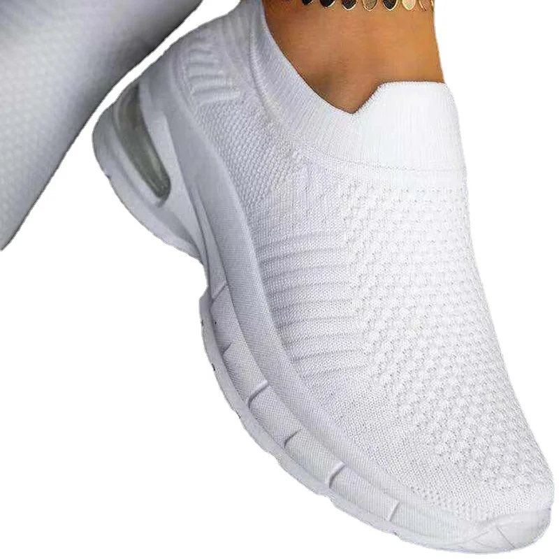 

Woman Sneakers Shoes Vulcanized Female Walking Mesh Flat Anti-Slip Breathable Light Zapatos Plataforma Mujer