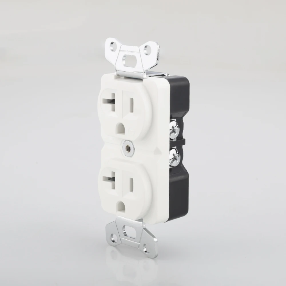 Высококачественная чистая красная медь HIFI родиевое покрытие США AC Розетка