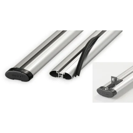 Cross Bar roof rack rails with longitudinal groove Aero | Roof Racks &amp Boxes