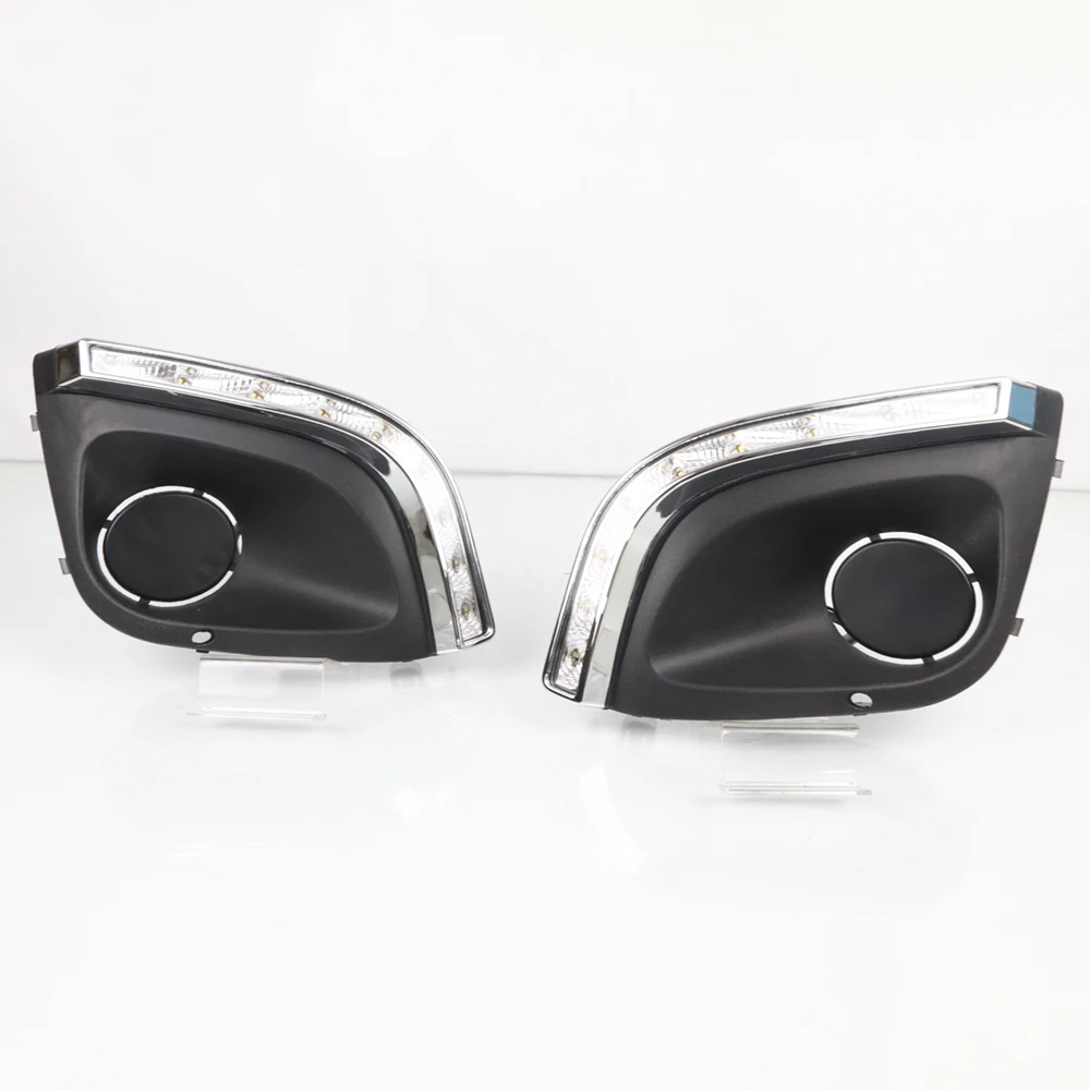 

DRL For Russian Lada LADA kalina 2014-2015 daytime running light white light is always on Two styles streamer & always on