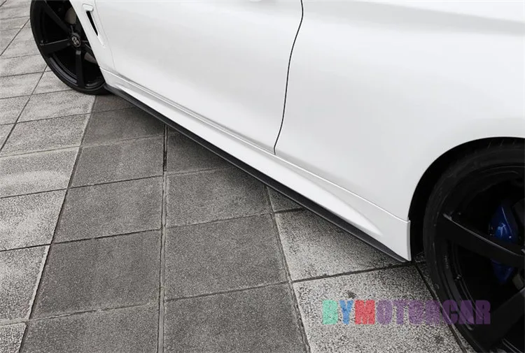 Боковые юбки из углеродного волокна P Style подходят для BMW F30 320i 328i 335i M-Sport |