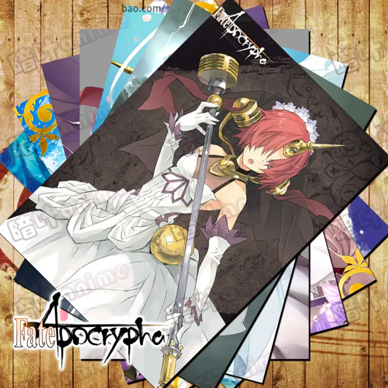 10 шт./лот аниме Fate Grand Order FGO Apocrypha плакаты игрушки Франкенштейн Широ токисада