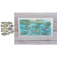 collection of aquarium fish paper cut metal craft dies card making stencils diy manual scrapbooking new embossing dies 2021