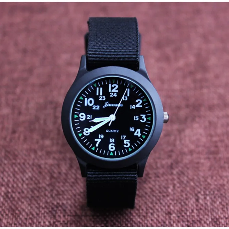 

New Arrival Fashion Unisex Nylon Fabric Kids Children Watch Sport Thin Students Canvas Quartz Dress Wristwatch Casual Relogio