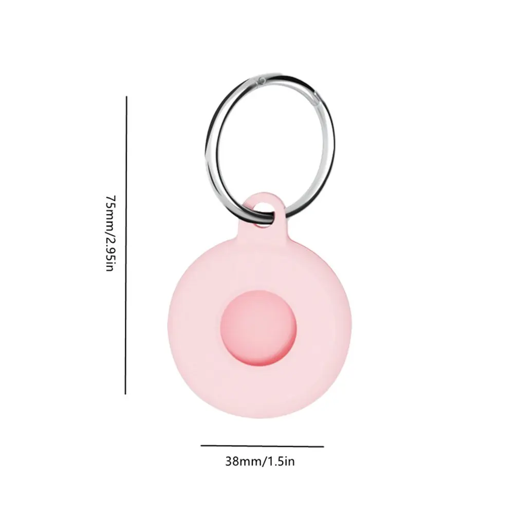 

Silicone Scratch-resistant Lightweight Protective Cover Suitable For Airtags Locator With Hanging Buckle