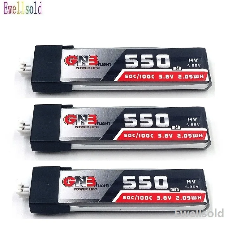 3 5 шт. Gaoneng GNB 550 мАч 8 в 1S 50C/100C 4 35 HV Lipo батарея PH2.0 разъем для Tinyhawk TINY8X TINY7 B06 Beta75 FPV R/C