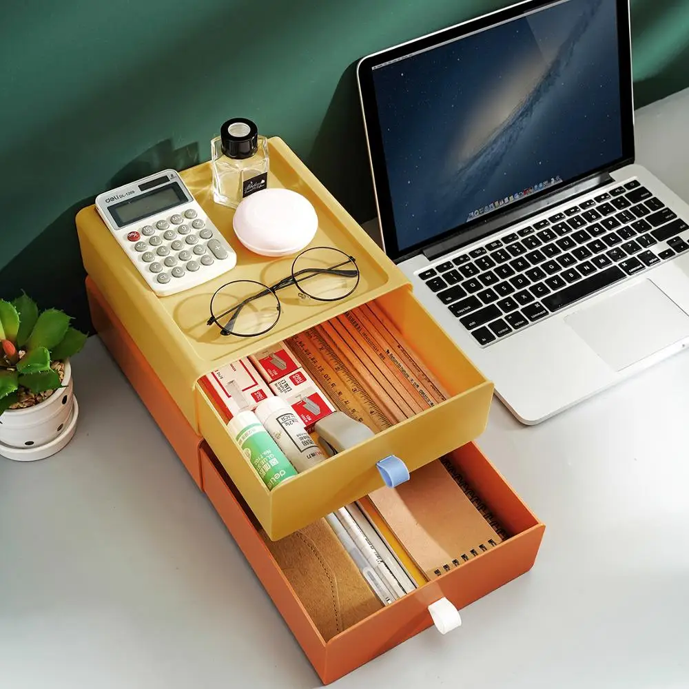 

Drawer desktop storage box storage small box office desk shelf storage cabinet bedroom office home