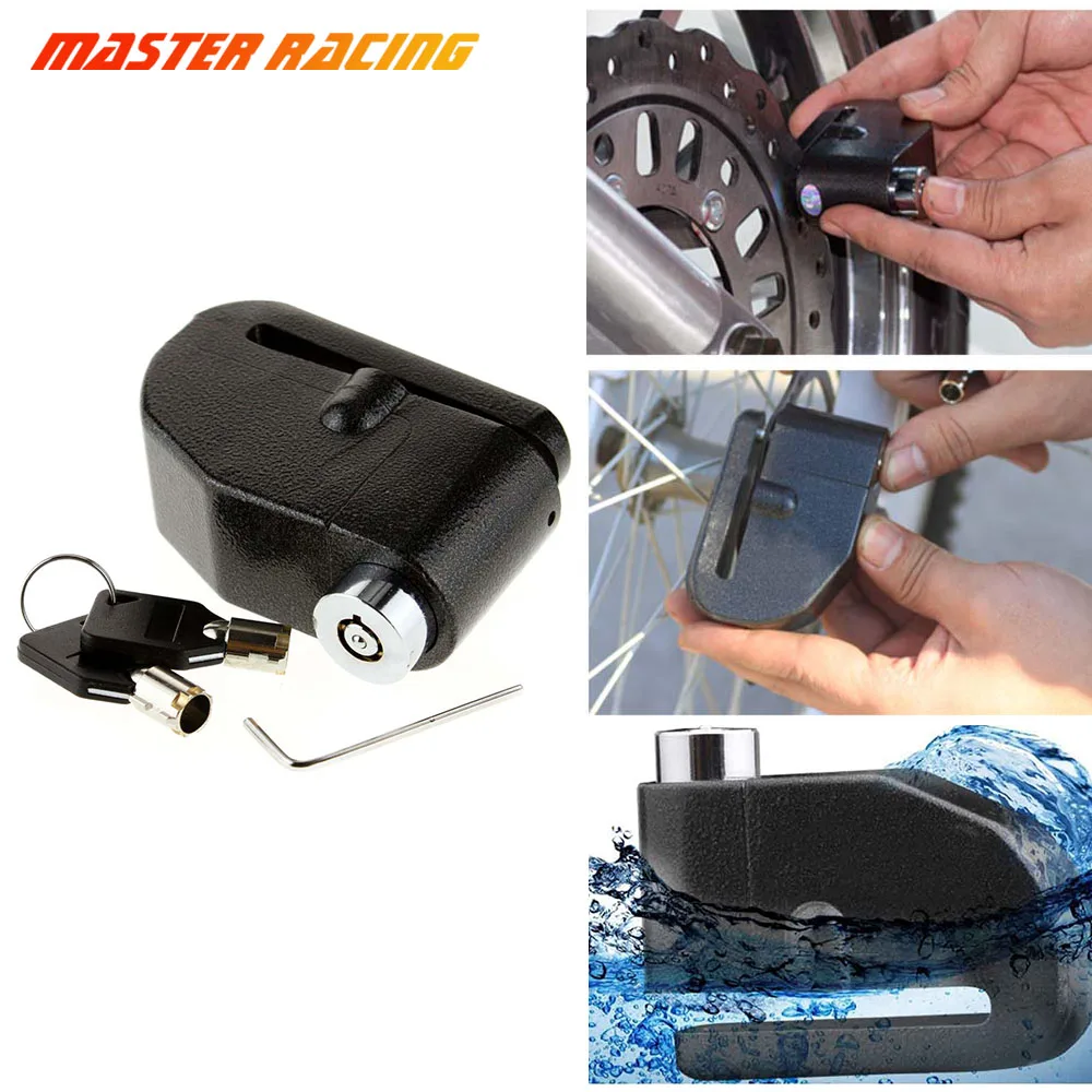 Замок для тормозного диска Мотоцикл Противоугонная сигнализация системы