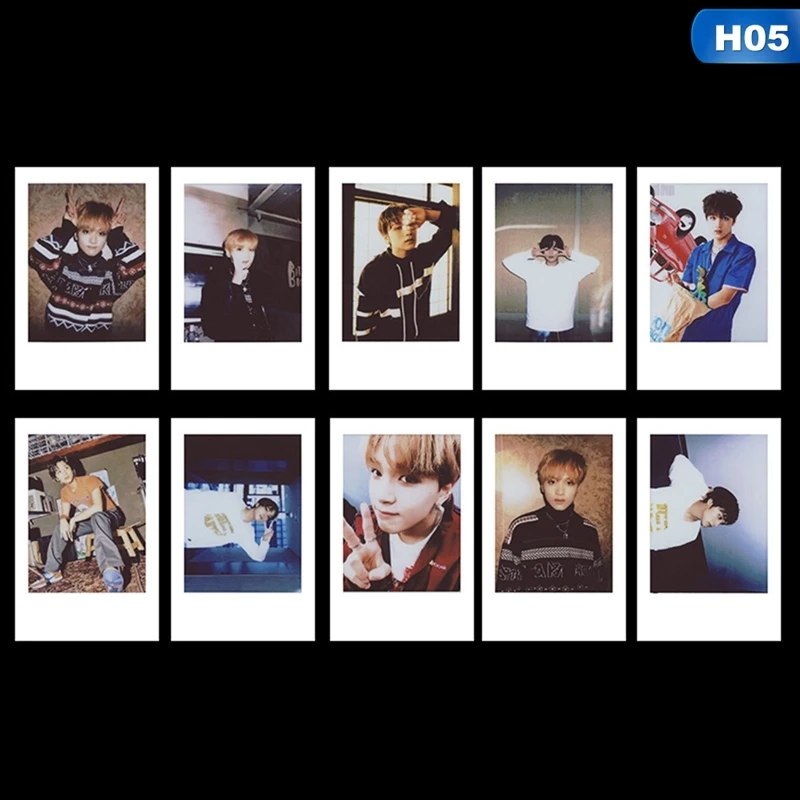 9 шт./компл. NCT 127 плакат с фотокарточками Lomo карточки самодельные бумажные