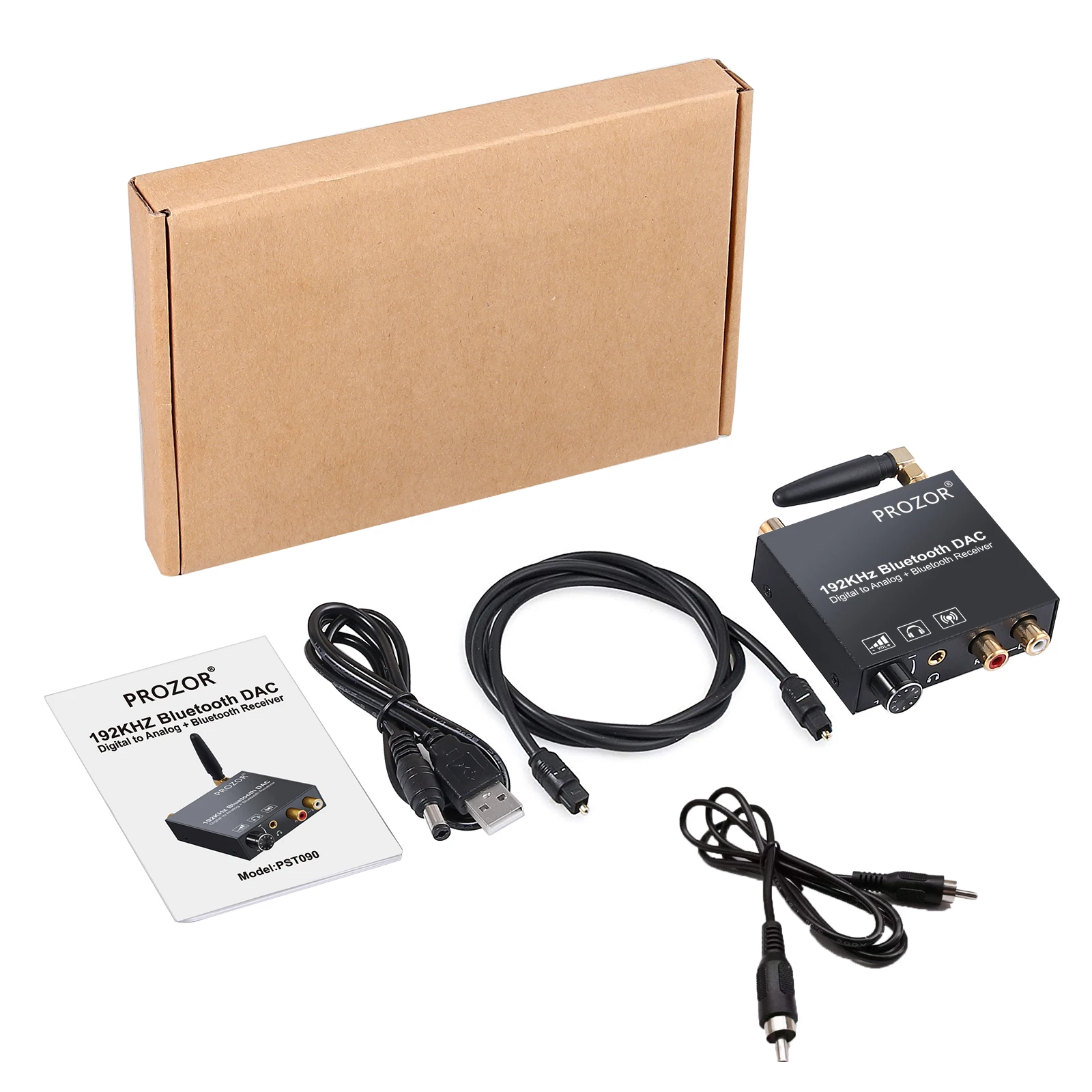 

PROZOR 5 . 192K/24bit DAC Bluetooth- 5,0 - RCA 3,5