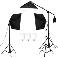 photography studio softbox lighting kit arm for video youtube continuous lighting professional lighting set photo studio