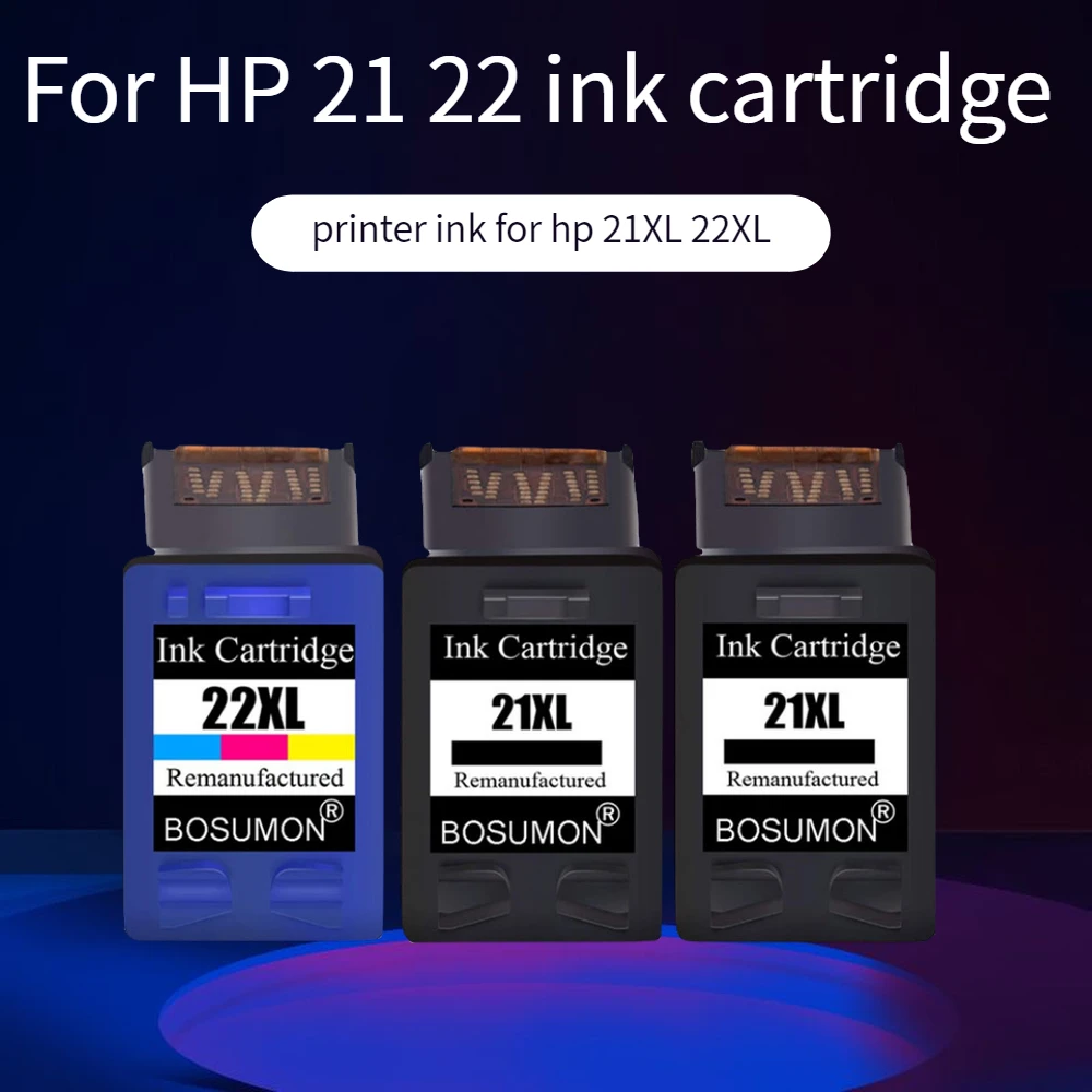 21 22 3 шт заправка чернильного картриджа Замена для HP hp21 xl Deskjet F2180 F2200 F2280 F4180 F300 F380