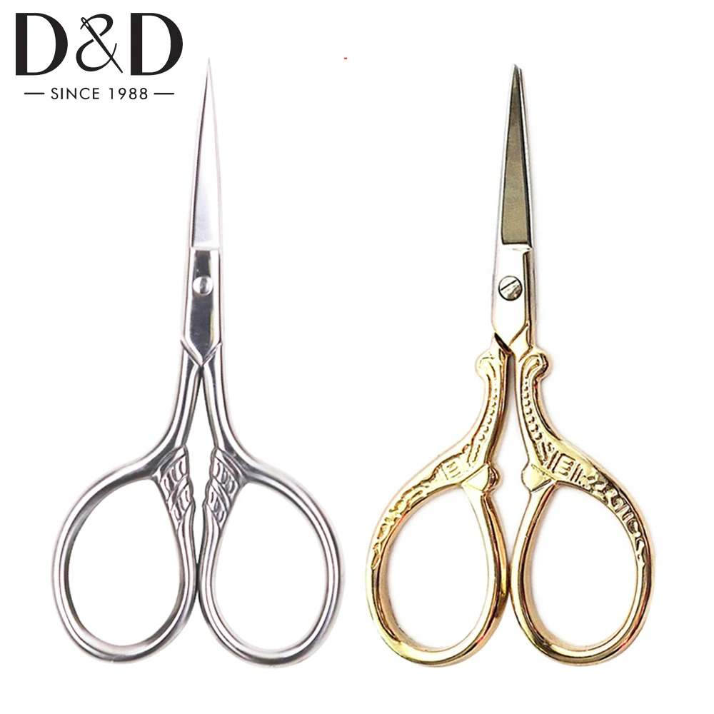 

D&D Small Embroidery and Sewing Scissors for Needlework Stainless Steel Tailor Scissors for Cutting DIY Craft Sewing Supplies