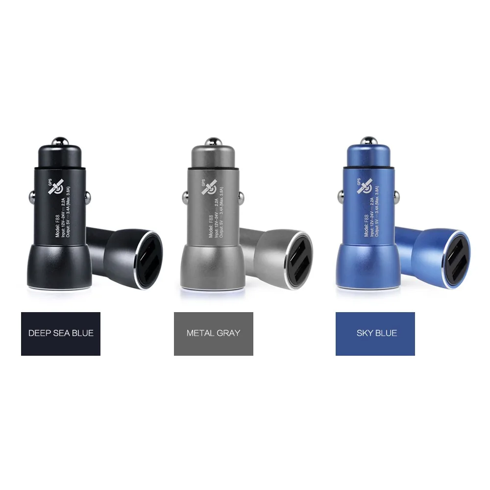 Автомобильное зарядное устройство F88 с USB портом для GPS трекера|Аксессуары GPS| |