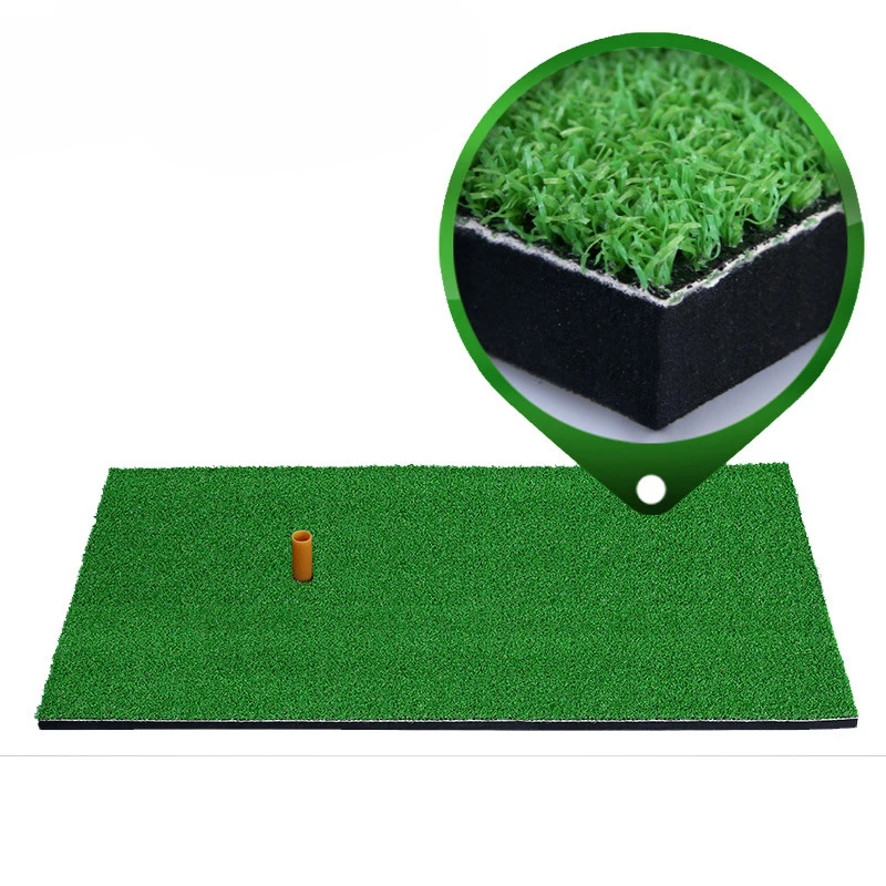 

30x60cm Indoor Golf Training Aids Golf Mat Training Hitting Pad Backyard Practice Rubber Grass Mat Green Golf Training Tool