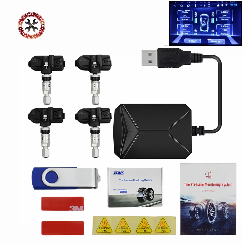 Новейшая Солнечная энергия автомобиля TPMS в режиме реального времени цифровой