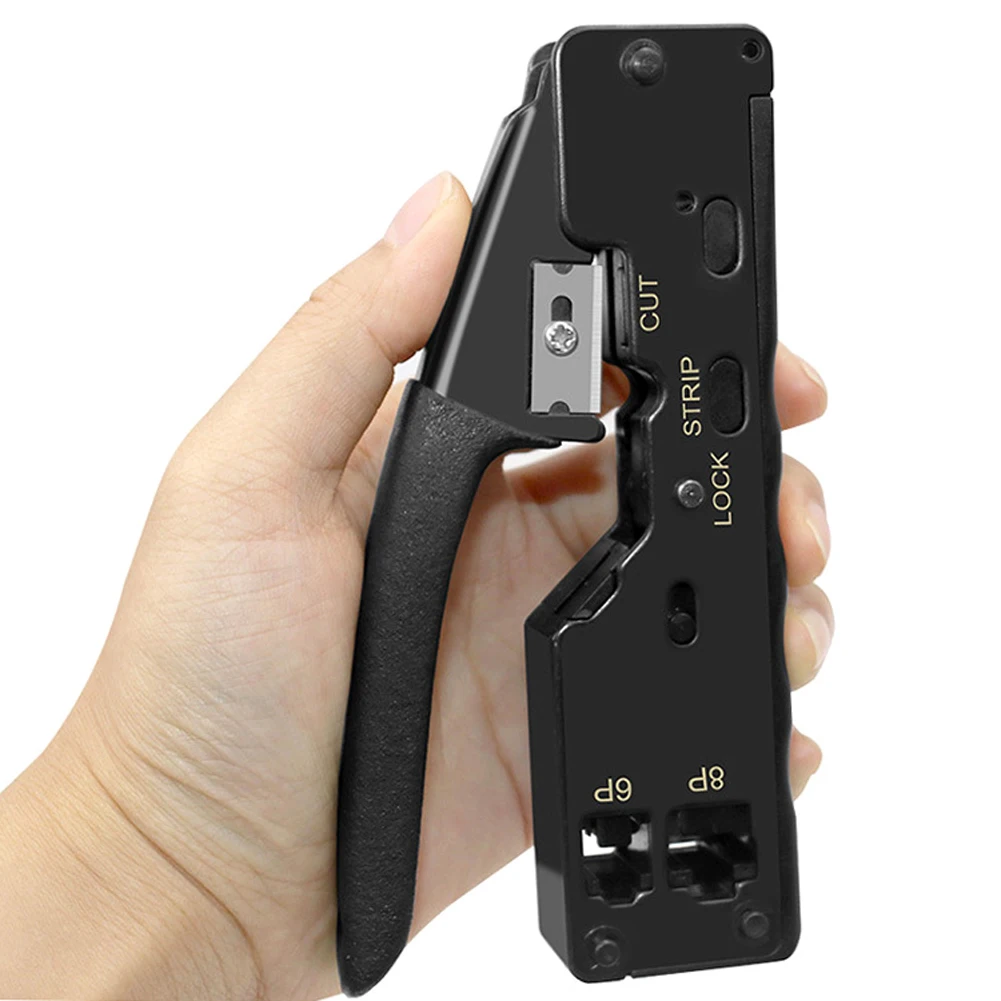 Щипцы для сетевых проводов rj45 многофункциональные плоскогубцы зачистки кабеля