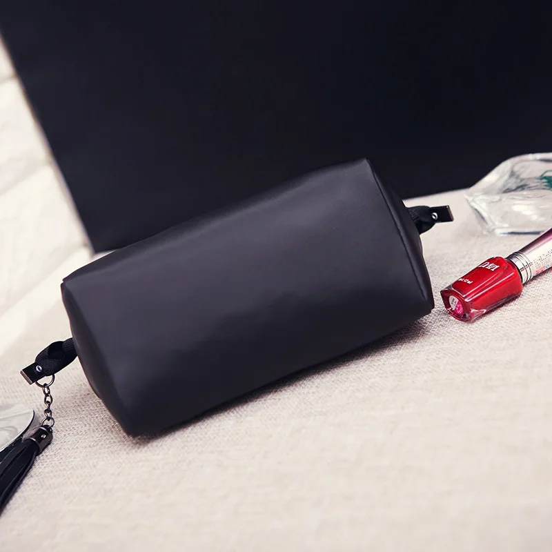 

SUKI Waterproof Nylon Cosmetic Bags Stud Makeup Bag Big Tassel Travel Organizer Professional Storage Necessaries Case Pouch Bag