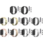 Браслет из нержавеющей стали, ремешок для умных часов Huawei Honor Band 6, сплошной ремешок из нержавеющей стали с двойной застежкой