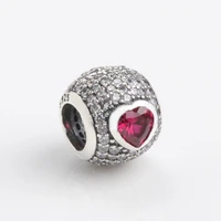 authentic 925 sterling silver beads new creative and charming heart beads fit original pandora bracelet for women diy jewelry