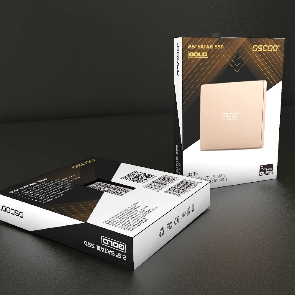 Твердотельный накопитель OSCOO SSD 1 ТБ 128 ГБ 256 480 HDD 2 5 дюйма SATA SATAIII 512 Внутренний