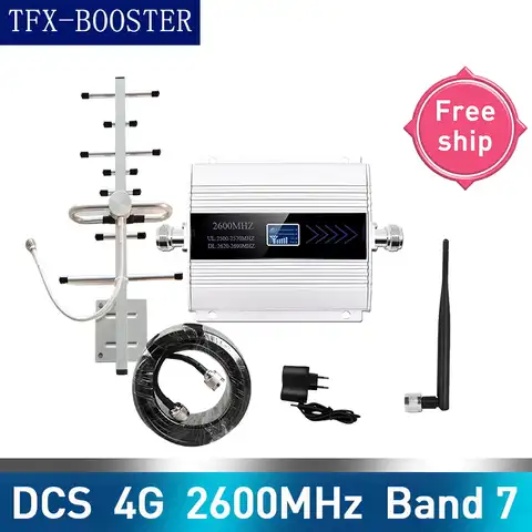 Усилитель сигнала сотовой связи, диапазон 7, TFX-BOOSTER МГц, LTE, 4G, DCS, Ретранслятор Сети 12 дБи, наружная антенна