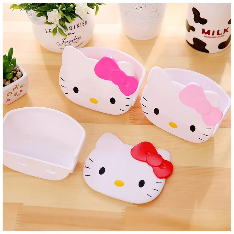 

New cartoon glasses storage box soap box creativity daily glasses holder