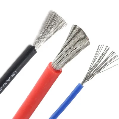 Гибкий провод из мягкого силикона 10 м медная Луженая лампа Светодиодная лента