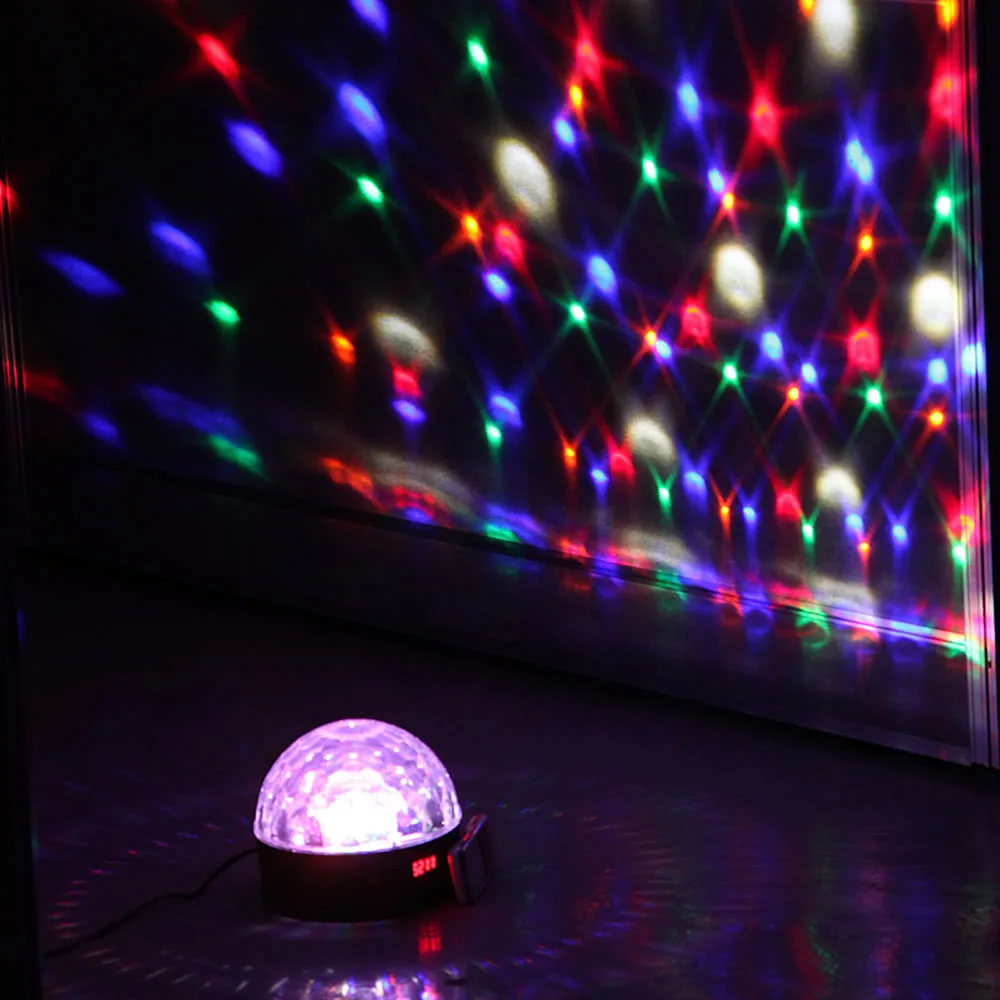 Digital LED RGB Crystal Magic Ball Effect Light DMX 512 Disco DJ Stage Lighting Drop shipping
