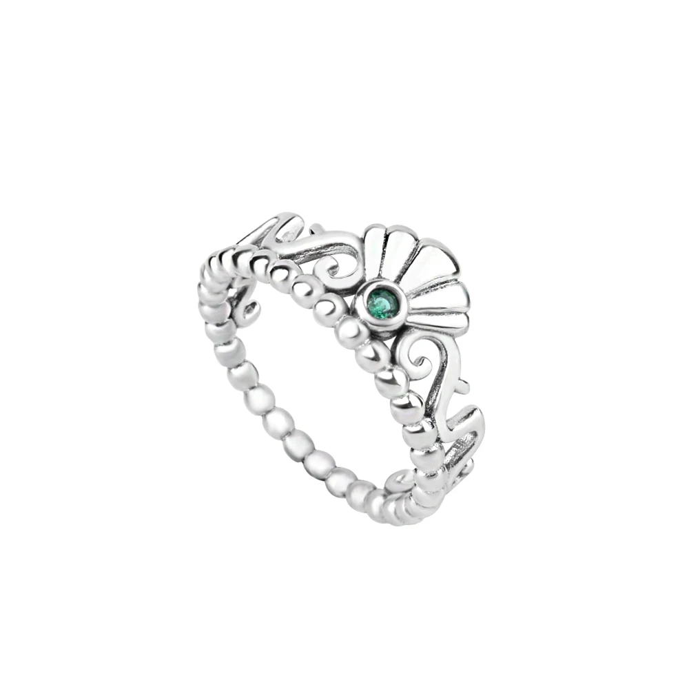 

925 Sterling Silver New Fine Silver Emerald Noble Ring For Women Engagement Original Brand Rings Jewelry Gift