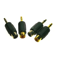 1pcs 3 5mm aux male to rca female audio adapter for computer speaker earphone headphone stereo aux splitter connector