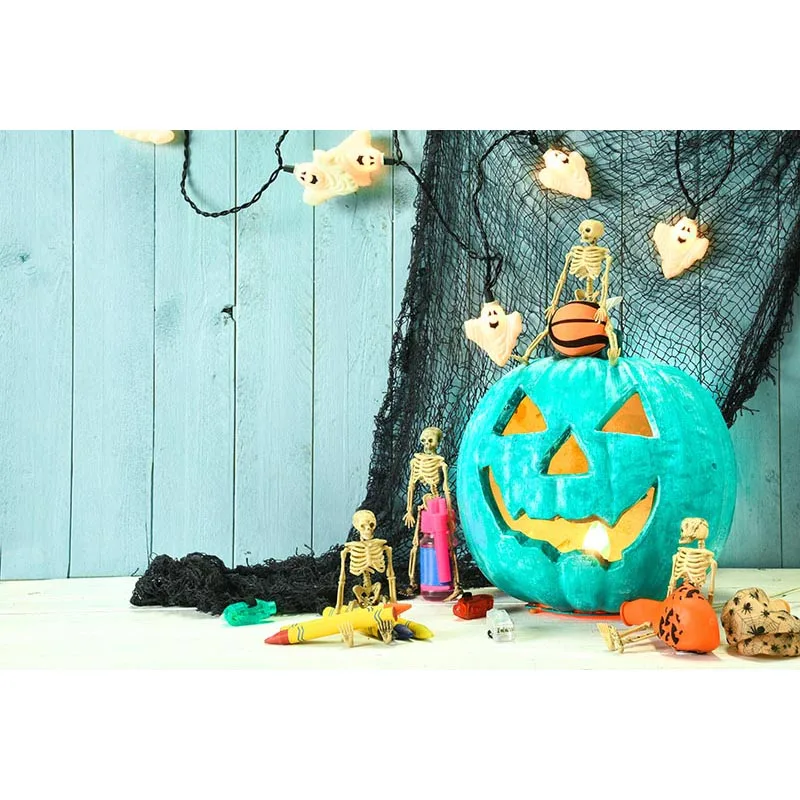 Виниловый фон для полиэстер фотосъемки с изображением надписью Happy Halloween день