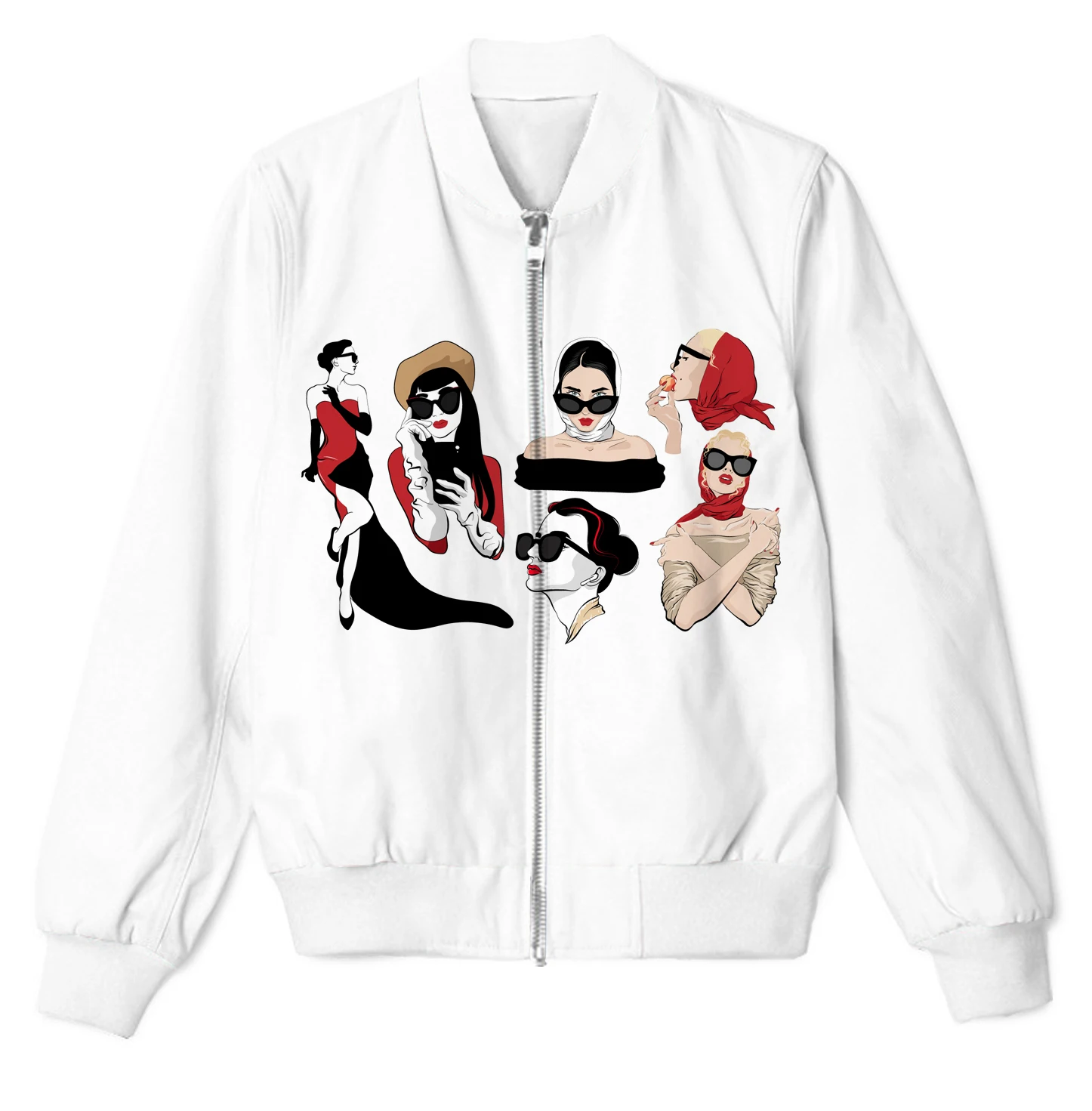 Настоящий американский размер Highclass женские сублимационная печать на молнии