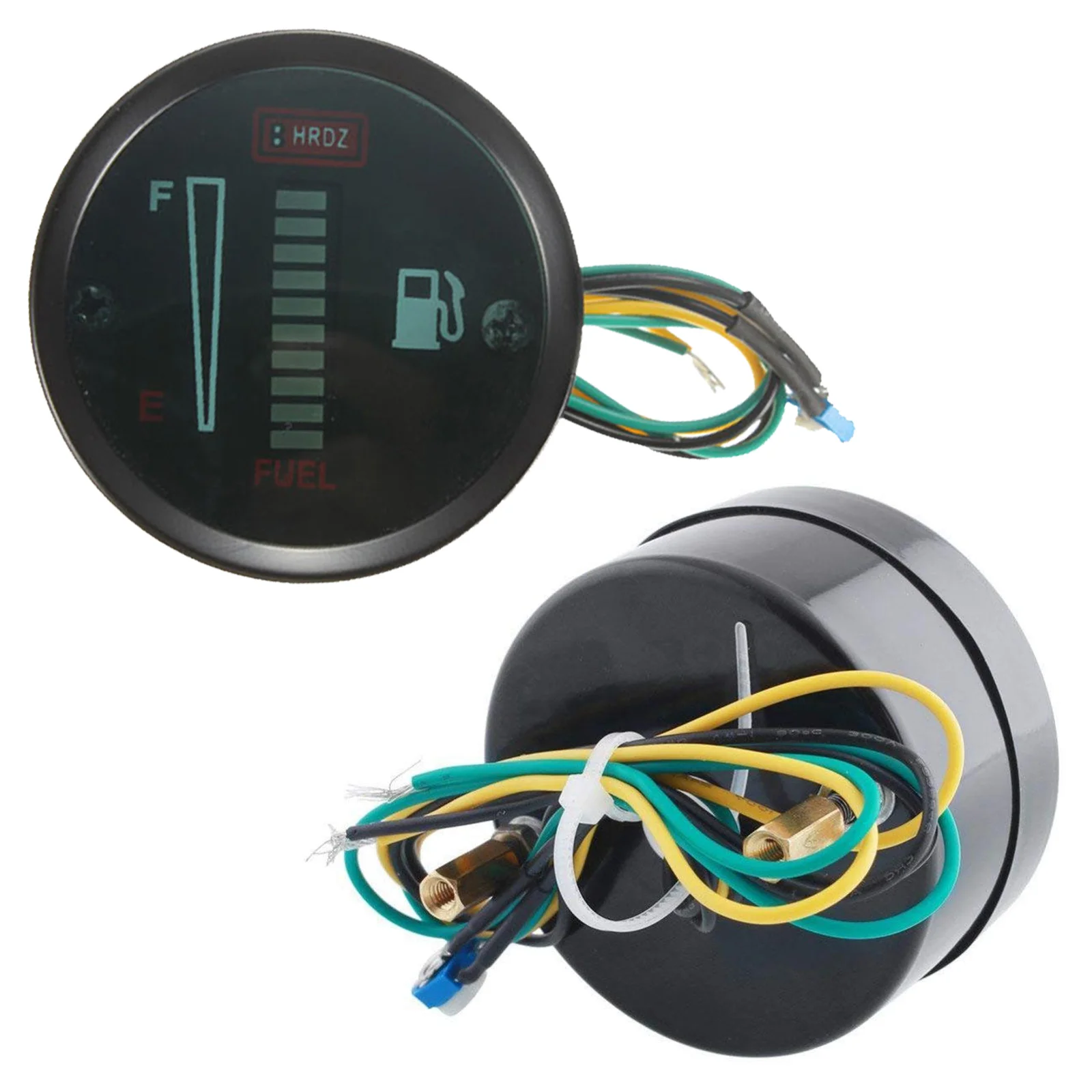 

Hot 12V DC 52mm Universal Modified Spared Fuel Gauge Lightweight For Car Motorcycle Level Sensor Accessories Durable LED Display