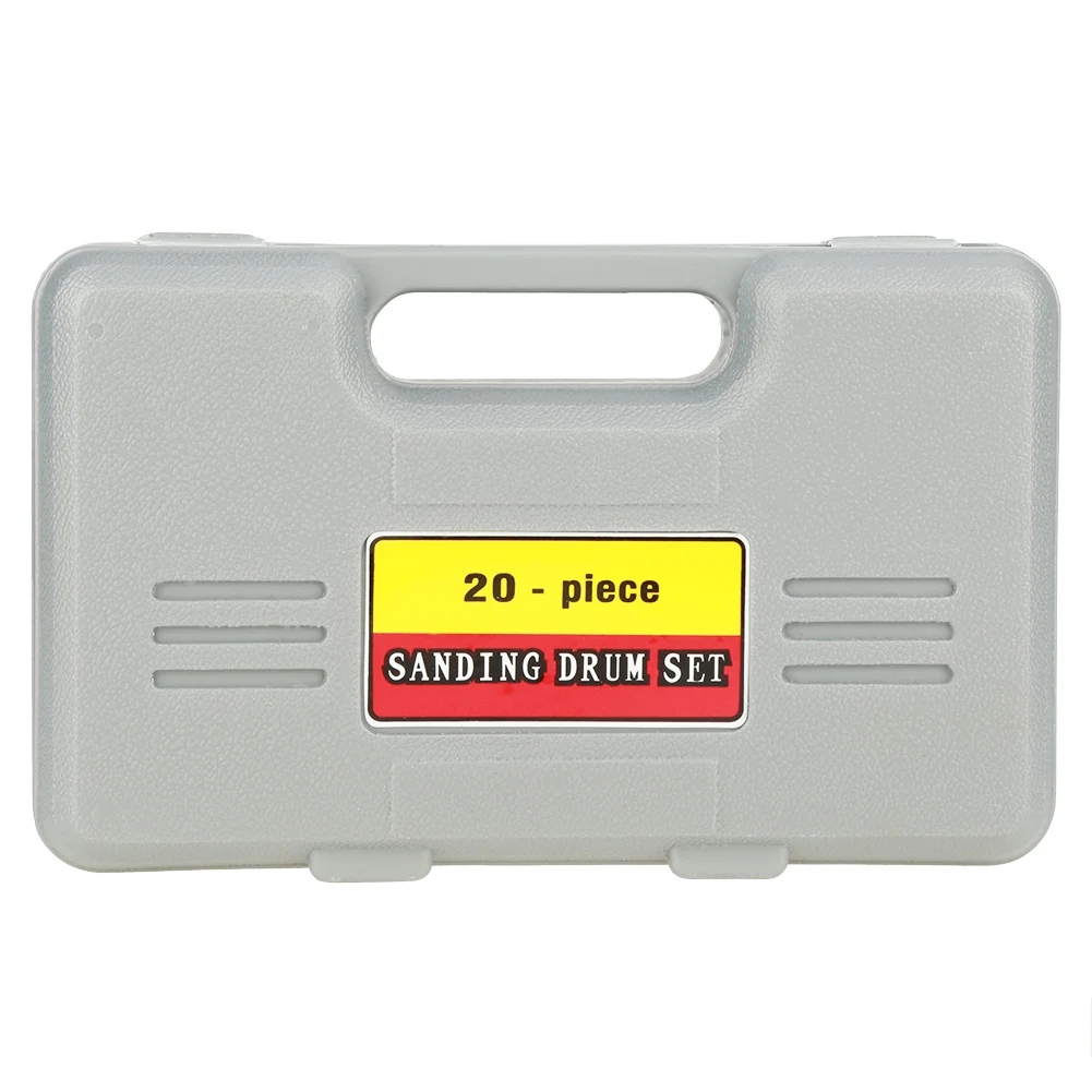 

20pcs Spindle Sanding Drum Sander Tool Kit Set with Case for Drill Press