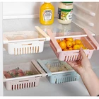 Многофункциональная разделительная полка для хранения в холодильнике, полка для сортировки, полка для хранения свежести в холодильнике с выдвижным ящиком для сортировки