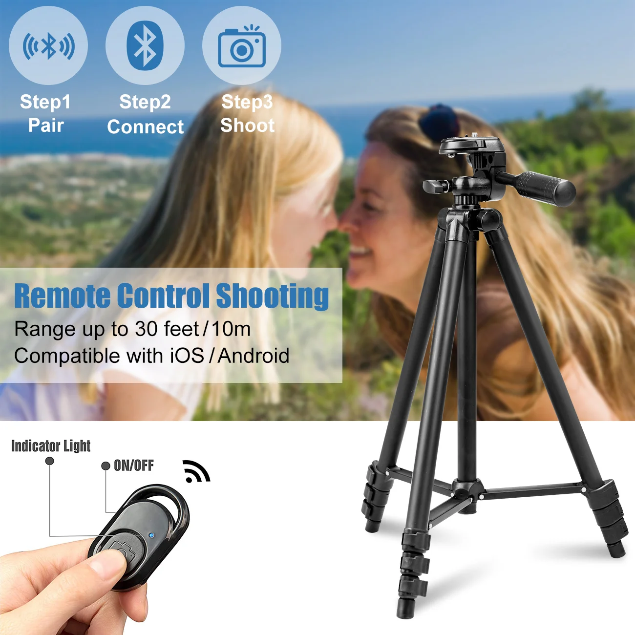 Штатив для фотоаппарата Трипод из алюминиевого сплава с дистанционным