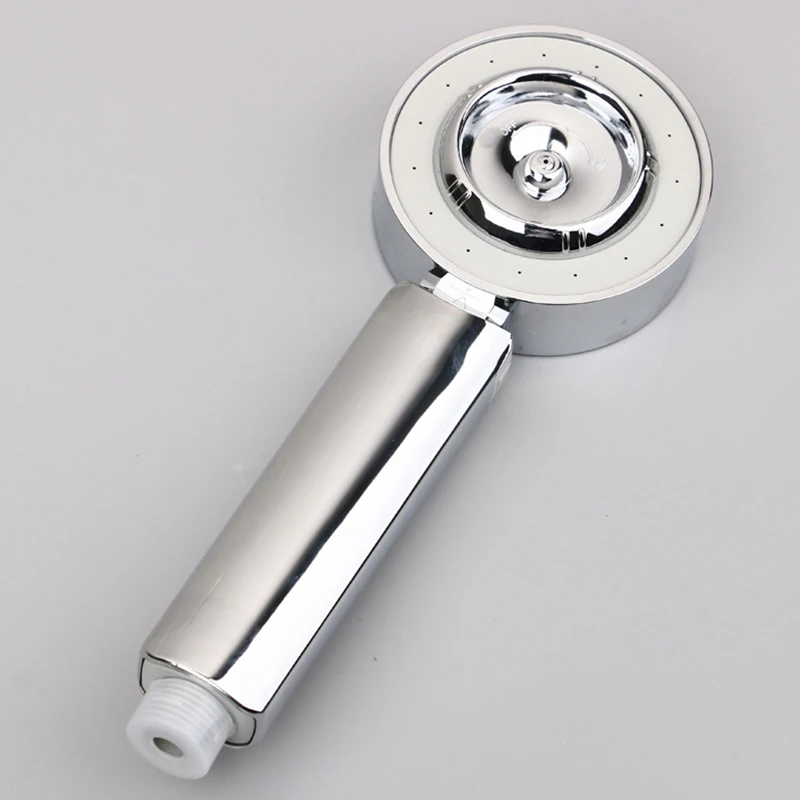 Серебряная душевая головка двойного назначения с гелем для душа аксессуары