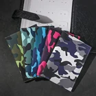 Дорожная дизайнерская армейская камуфляжная Обложка для паспорта из искусственной кожи для женщин и мужчин, держатель для кредитных карт, чехол, кошелек для билета, органайзер с зажимом для документов